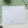 kerstkaart blitz ontwerpt grafisch mint letters hartje