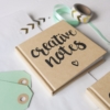 handlettering notitieboek creative notes_blitz ontwerpt