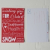 Kerst- en nieuwjaarskaarten letters illustraties