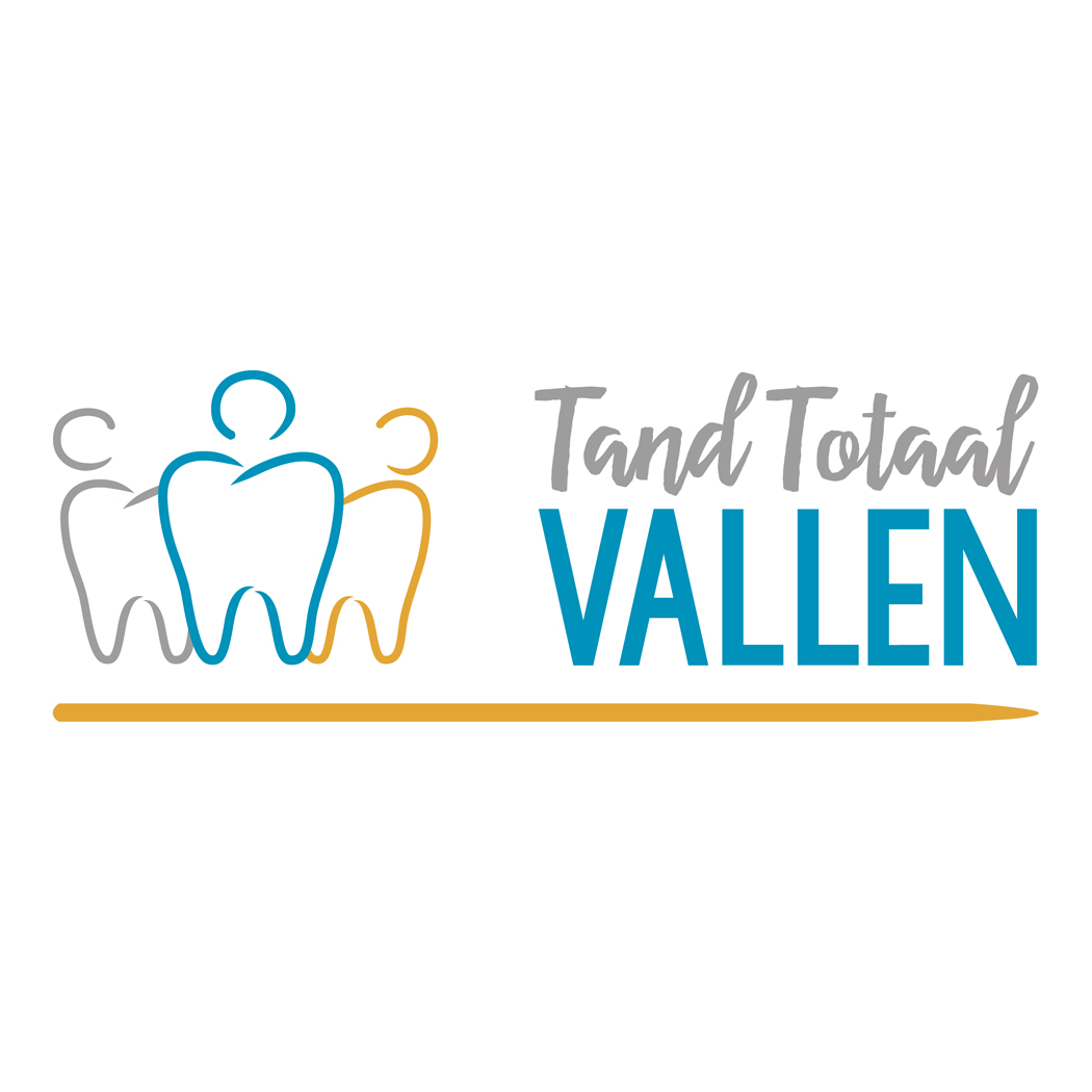 Logo Tandarts praktijk Tand Totaal Vallen_ Blitz Ontwerpt