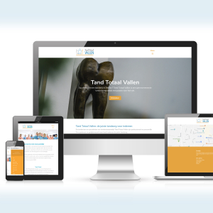 Website webdesign Tandarts praktijk Tand Totaal Vallen_ Blitz Ontwerpt