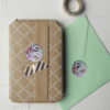 Blitz Ontwerpt Vintage flower sticker 01