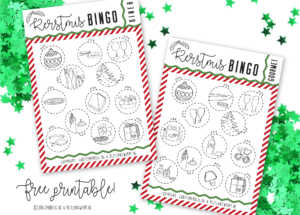 Christmaholic Blitz Ontwerpt Free Printable Kerstbingo