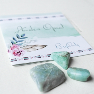 illustraties brochures edelstenen Andes Opaal