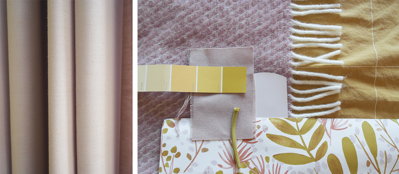 collage kleur interieurstyling slaapkamer Blitz ontwerpt