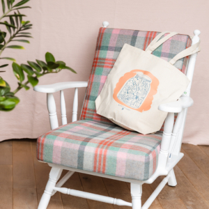 Tas canvas boodschappen illustraties food Blitz Ontwerpt