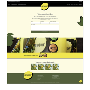 Website Chiesanuova Limoncello Blitz Ontwerpt webdesign