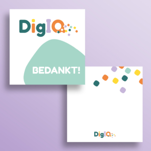 DigIQ logo huisstijl Universiteit van Amsterdam Blitz Ontwerpt