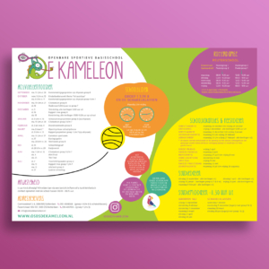 Kameleon OSBS huisstijl illustraties Jaarkalender