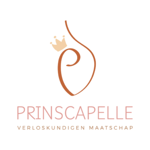 Logo PrinsCapelle Kraamzorg met een gouden randje_capelle aan den ijssel_Blitz Ontwerpt