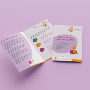 Zuiver Verloskundigen Ede Borstvoedingsfolder Blitz Ontwerpt