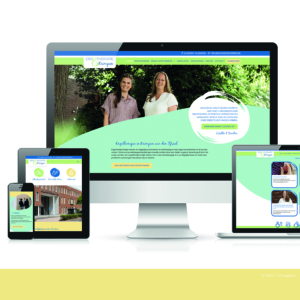 Ergotherapie Krimpen website Logo illustraties Blitz Ontwerpt